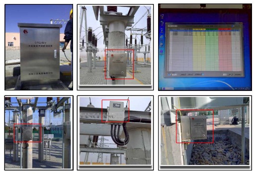 容性絕緣設備在線監測系統鄂爾多斯電業局現場安裝圖